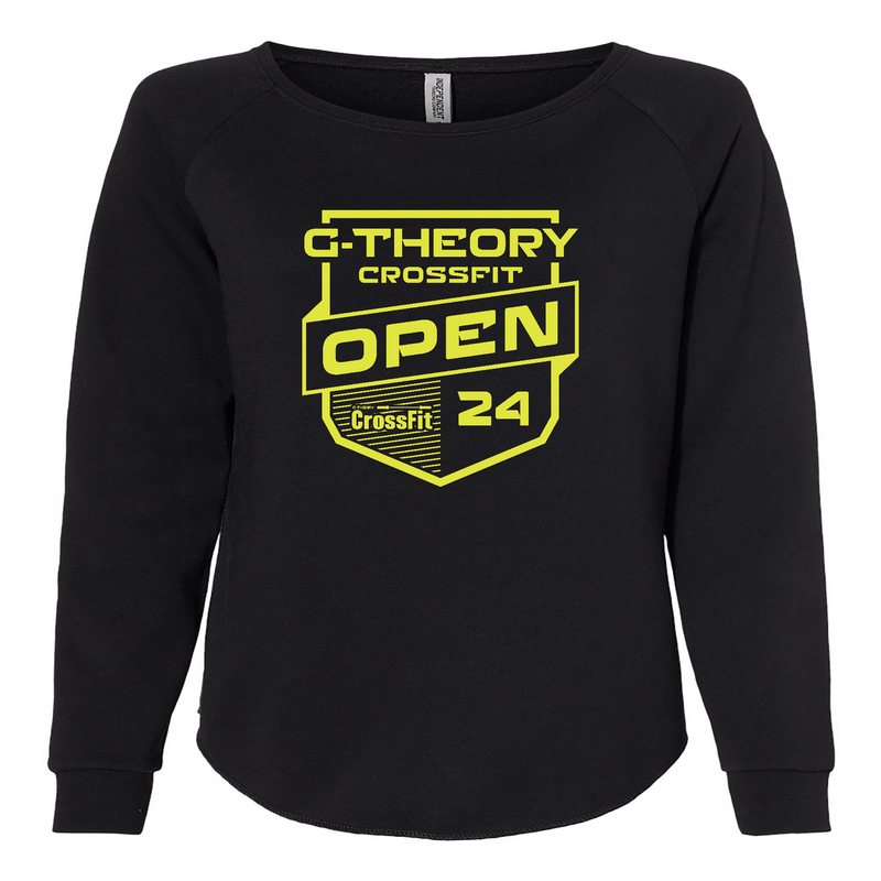 Womens 2X-Large BLACK CrewNeck
