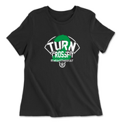Womens 2X-Large BLACK Relaxed Jersey T-Shirt