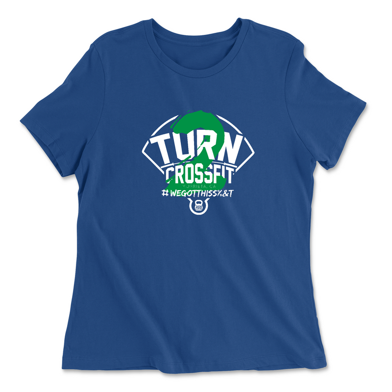 Womens 2X-Large TRUE_ROYAL Relaxed Jersey T-Shirt