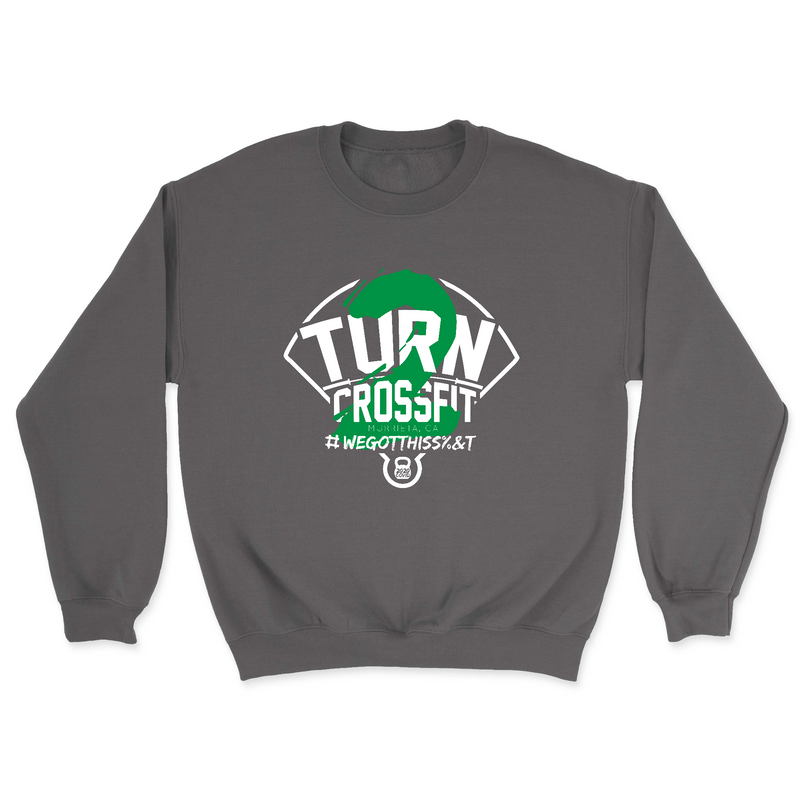 Mens 2X-Large CHARCOAL Midweight Sweatshirt