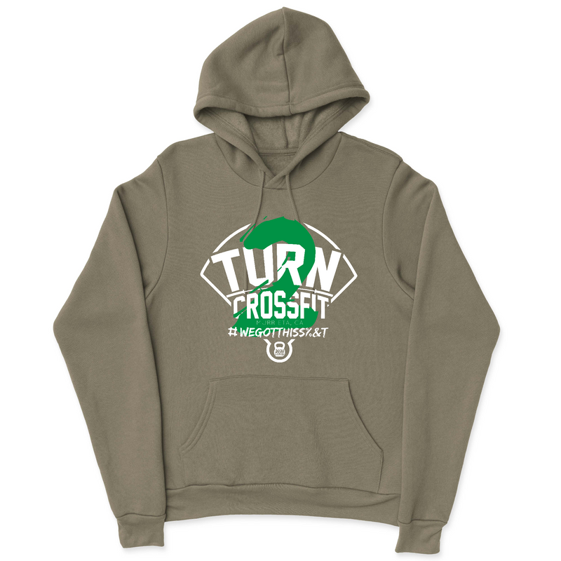 Mens 2X-Large OLIVE Hooded T-Shirt