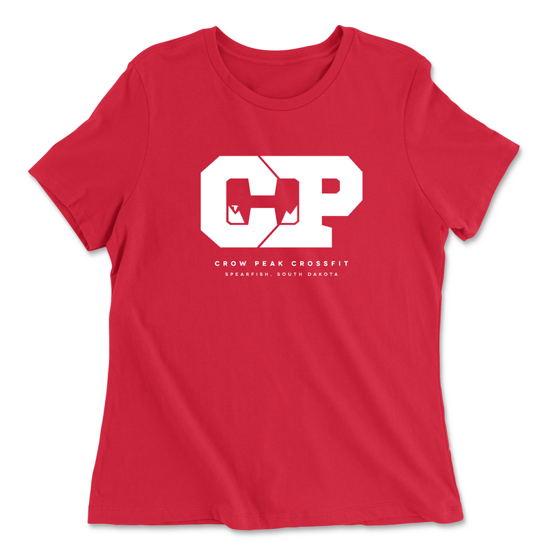 Womens 2X-Large RED Relaxed Jersey T-Shirt