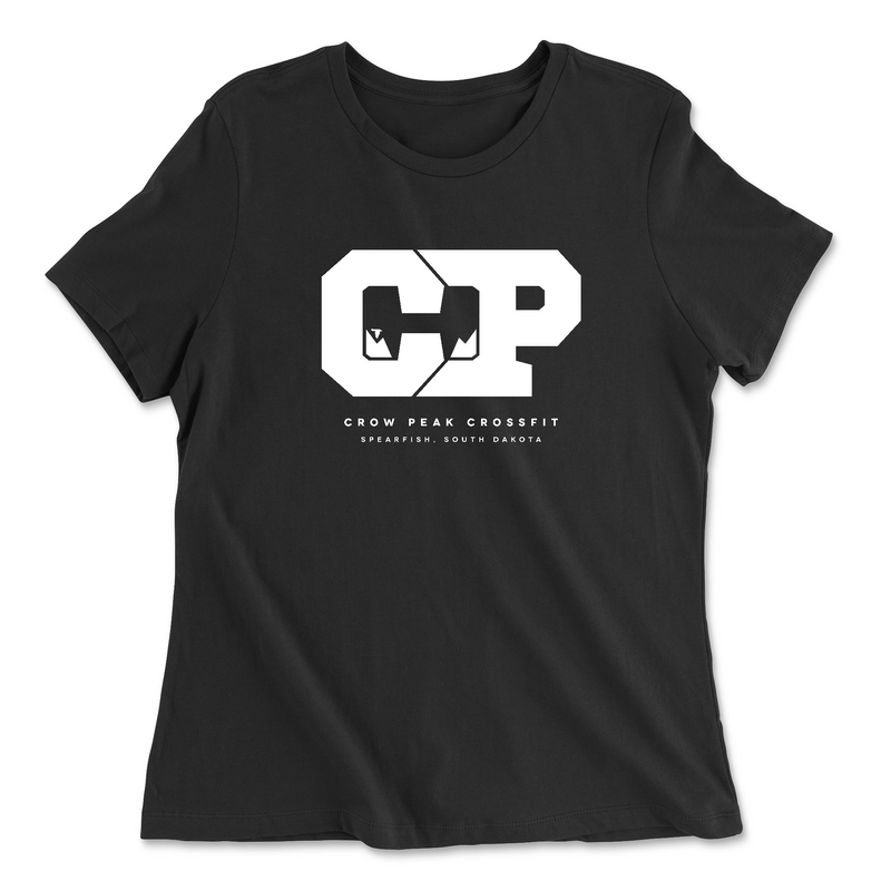 Womens 2X-Large BLACK Relaxed Jersey T-Shirt