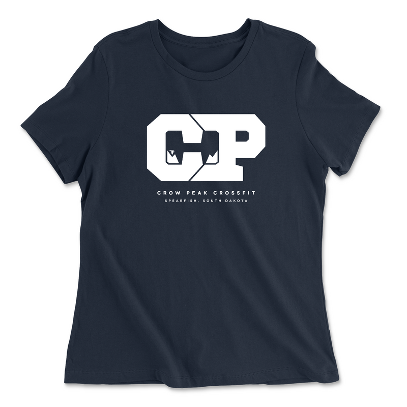 Womens 2X-Large NAVY Relaxed Jersey T-Shirt