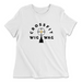 Womens 2X-Large WHITE Relaxed Jersey T-Shirt