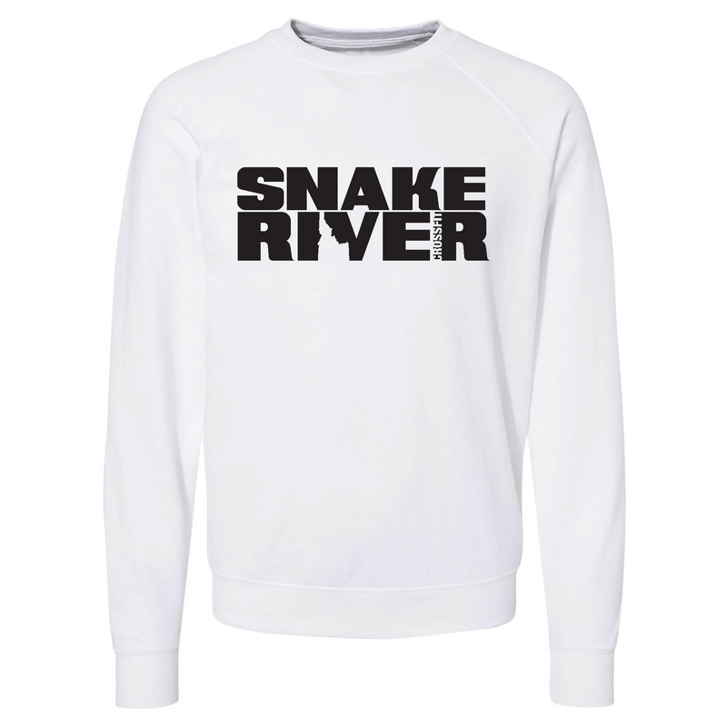 Mens 2X-Large WHITE CrewNeck