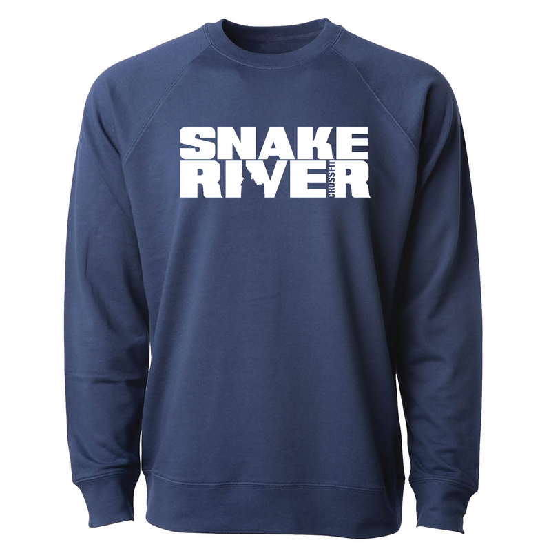Mens 2X-Large INDIGO CrewNeck