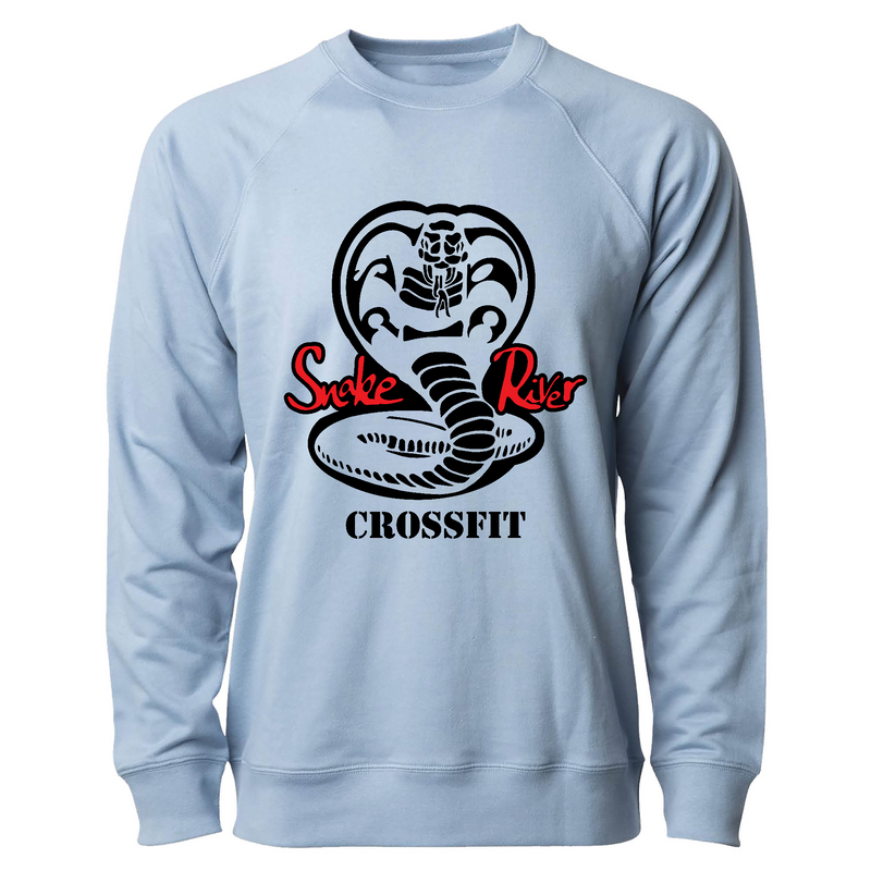 Mens 2X-Large MISTY_BLUE CrewNeck
