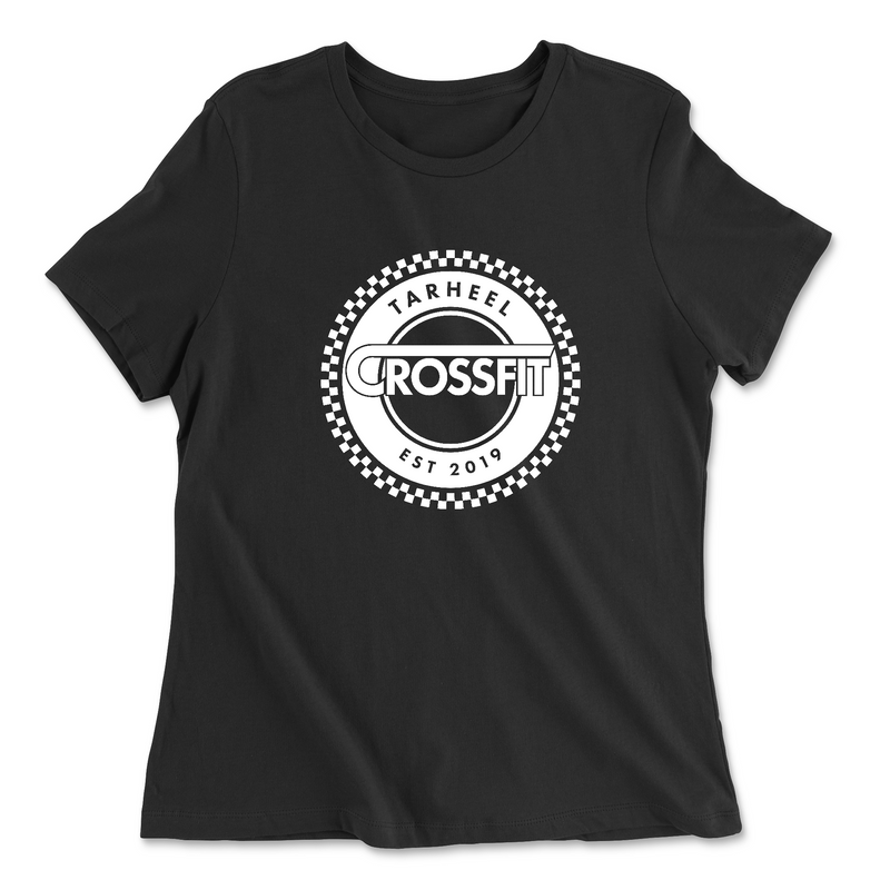 Womens 2X-Large BLACK Relaxed Jersey T-Shirt