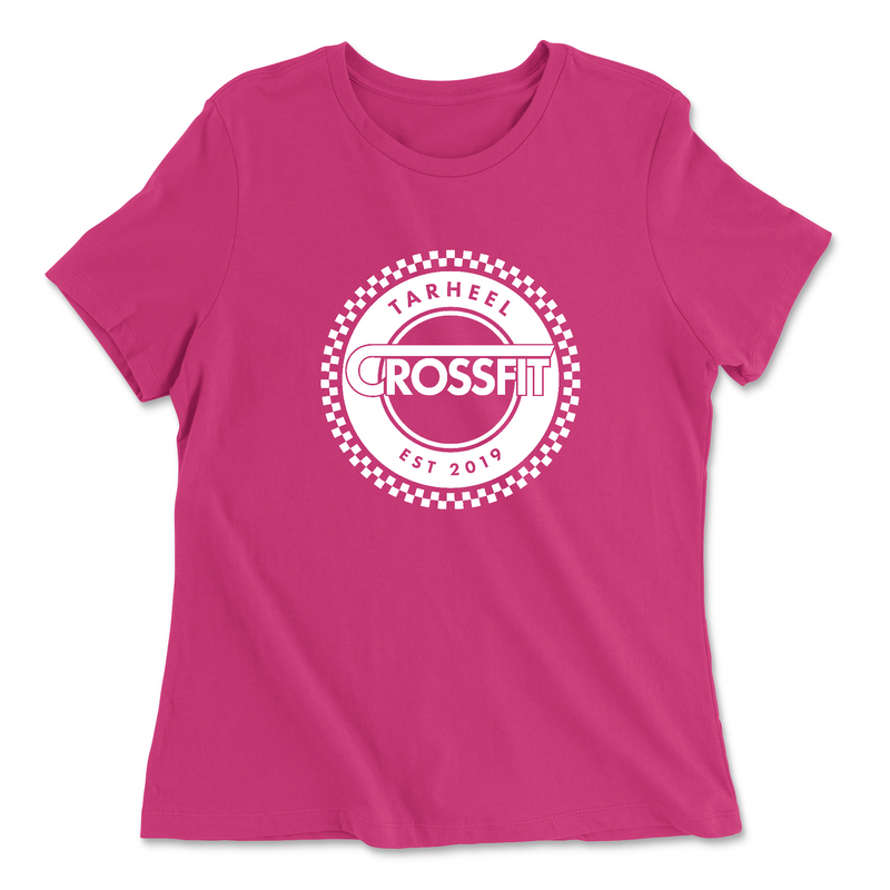 Womens 2X-Large BERRY Relaxed Jersey T-Shirt