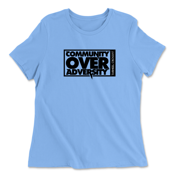 Womens 2X-Large CAROLINA_BLUE Relaxed Jersey T-Shirt