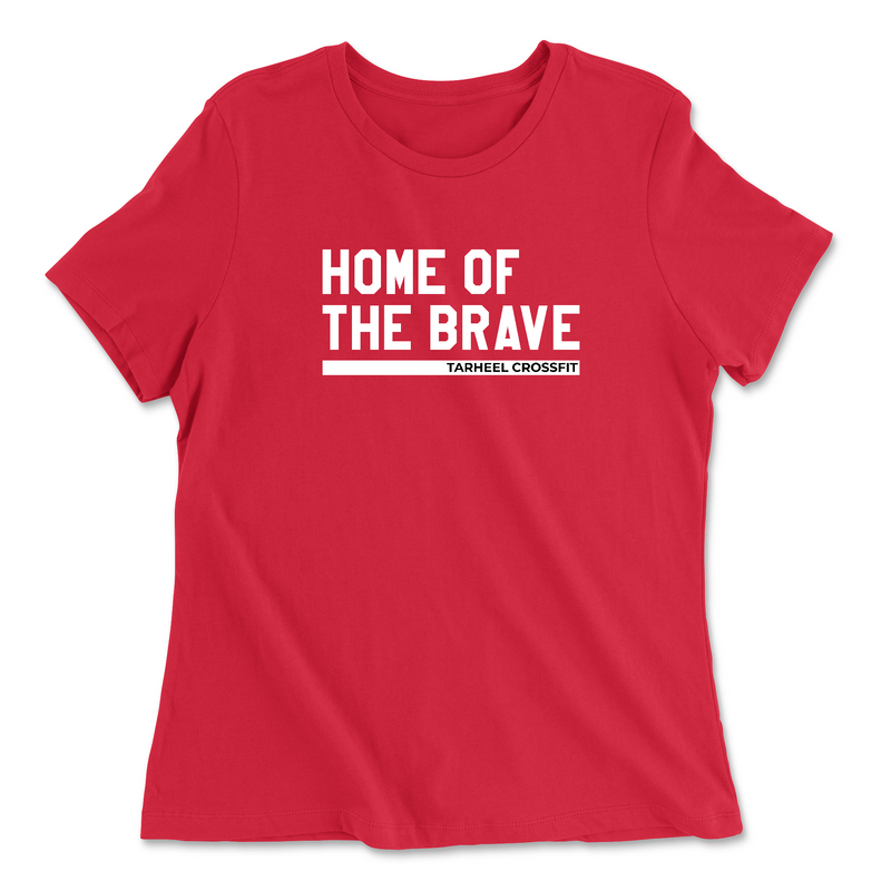 Womens 2X-Large RED Relaxed Jersey T-Shirt