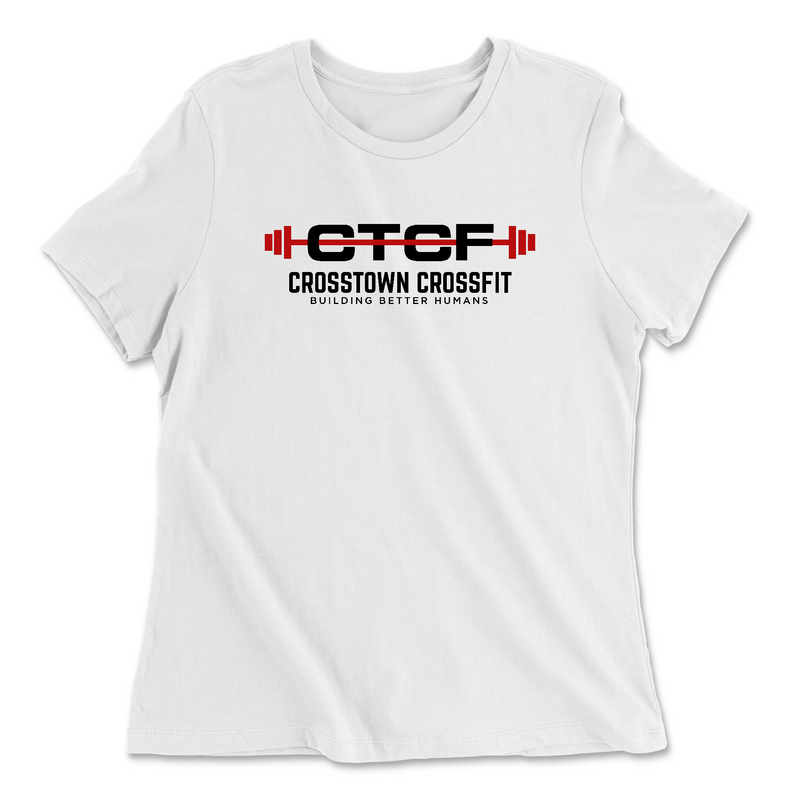 Womens 2X-Large WHITE Relaxed Jersey T-Shirt