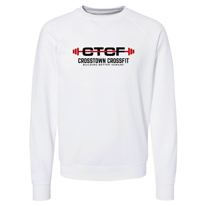 Mens 2X-Large WHITE CrewNeck