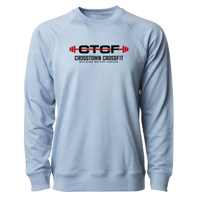 Mens 2X-Large MISTY_BLUE CrewNeck