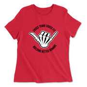 Womens 2X-Large RED Relaxed Jersey T-Shirt