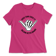 Womens 2X-Large BERRY Relaxed Jersey T-Shirt