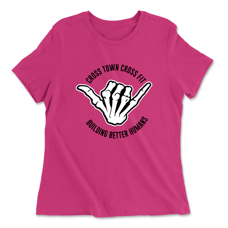 Womens 2X-Large BERRY Relaxed Jersey T-Shirt