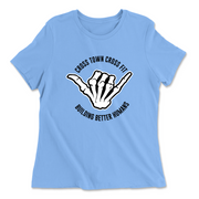 Womens 2X-Large CAROLINA_BLUE Relaxed Jersey T-Shirt