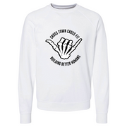 Mens 2X-Large WHITE CrewNeck