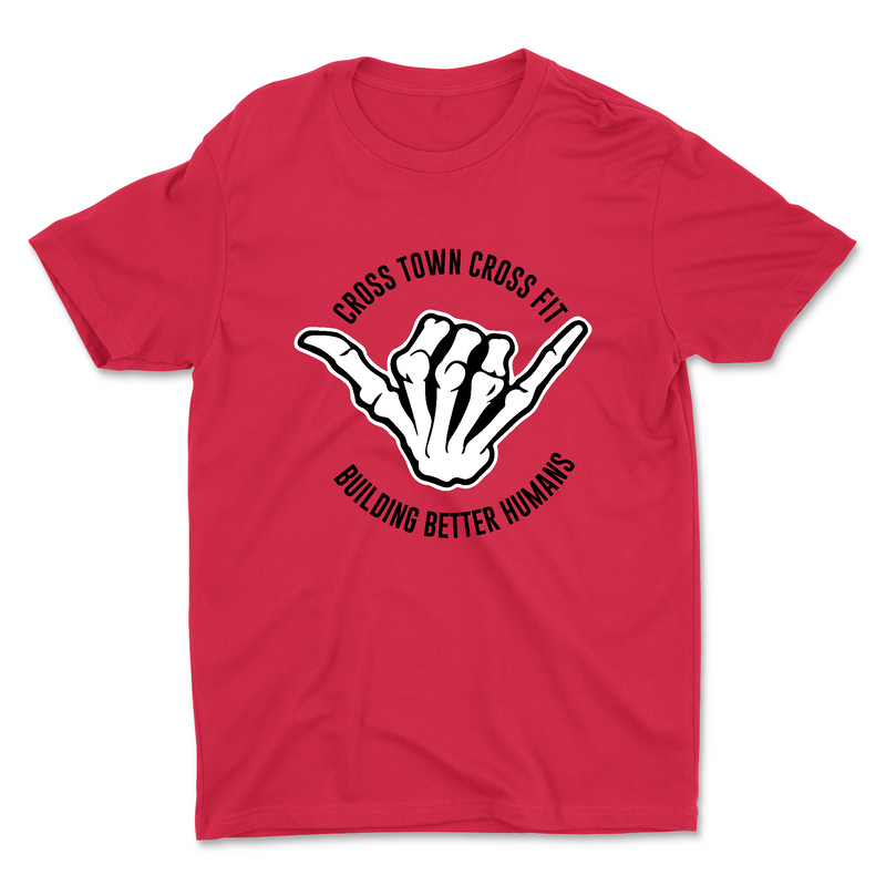 Unisex 2X-Large RED Cotton T-Shirt