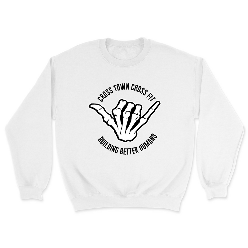 Mens 2X-Large WHITE Midweight Sweatshirt