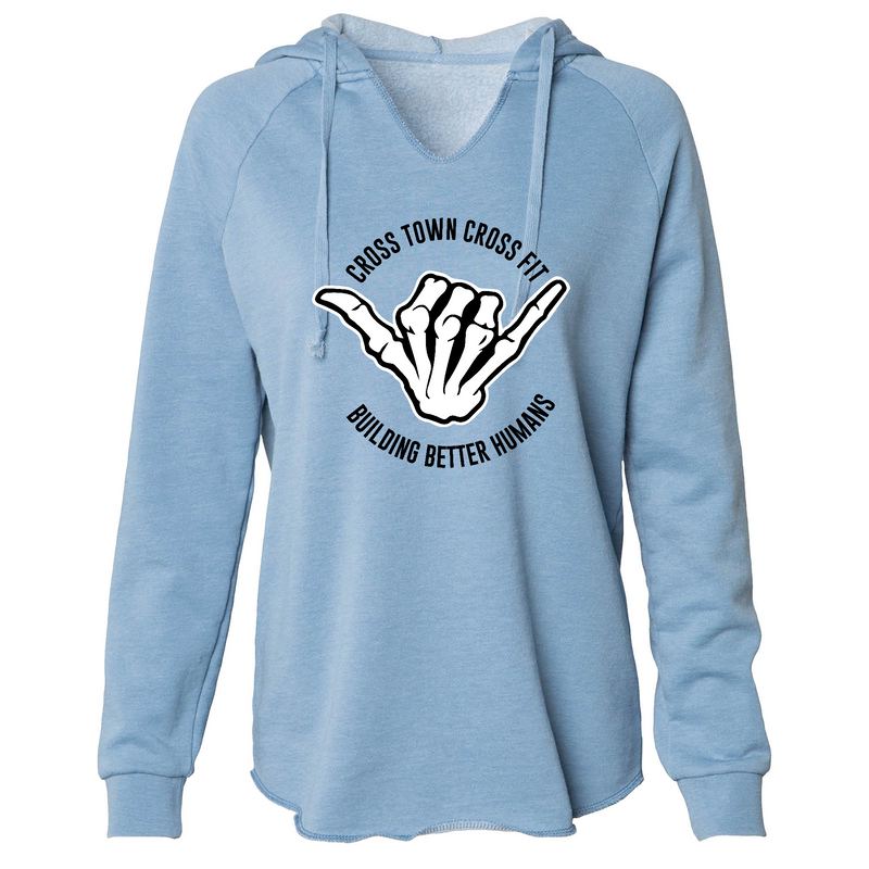 Womens 2X-Large MISTY_BLUE Hoodie