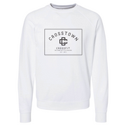 Mens 2X-Large WHITE CrewNeck