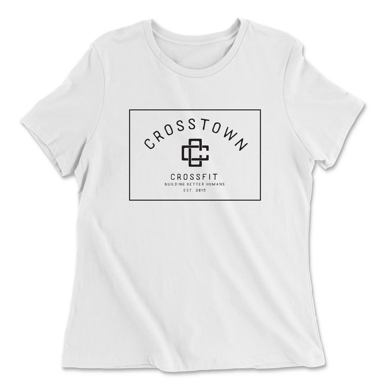 Womens 2X-Large WHITE Relaxed Jersey T-Shirt