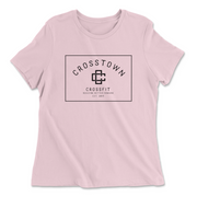 Womens 2X-Large PINK Relaxed Jersey T-Shirt