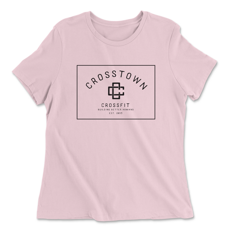 Womens 2X-Large PINK Relaxed Jersey T-Shirt