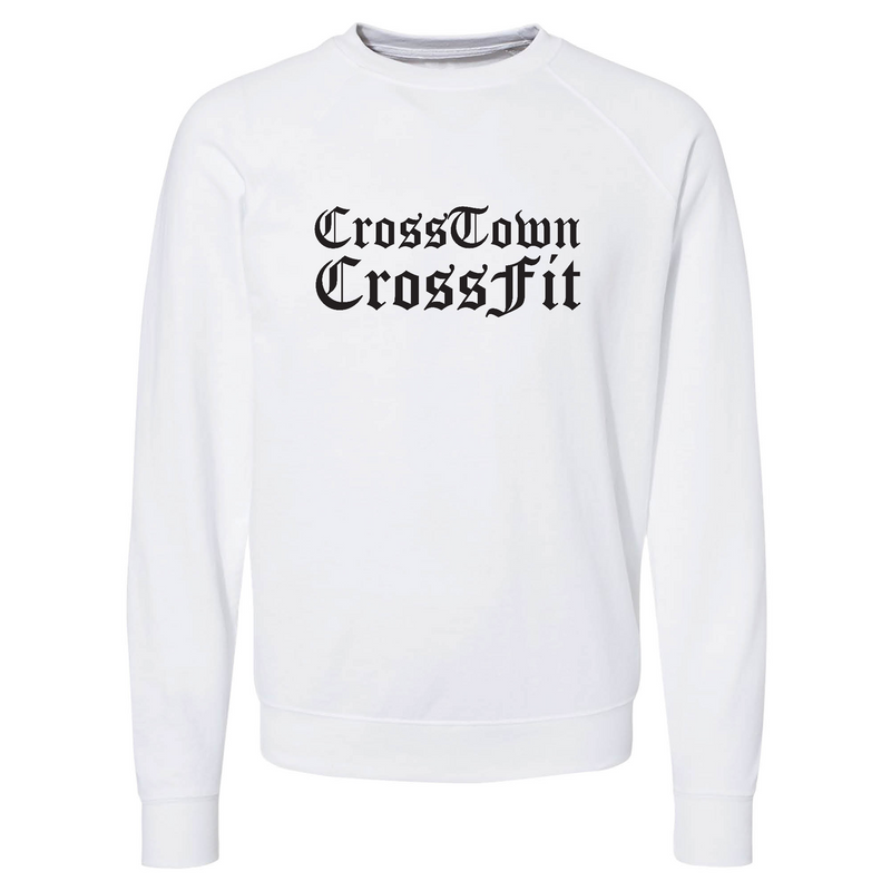 Mens 2X-Large WHITE CrewNeck