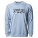 Mens 2X-Large MISTY_BLUE CrewNeck