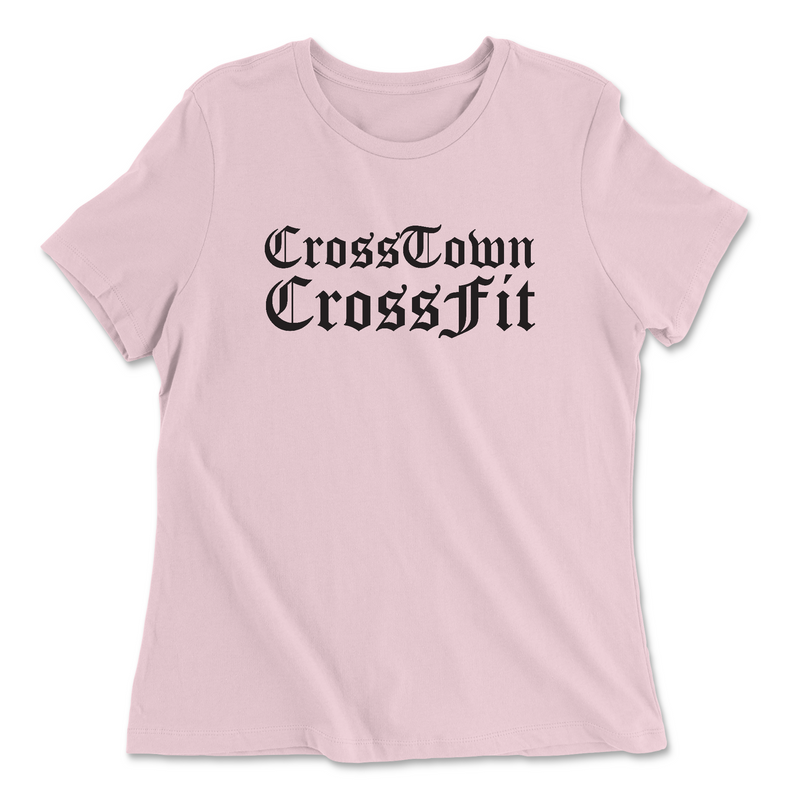 Womens 2X-Large PINK Relaxed Jersey T-Shirt
