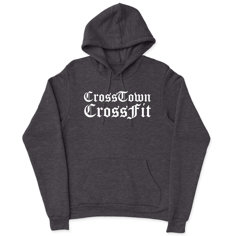 Mens 2X-Large CHARCOAL_HEATHER Hooded T-Shirt