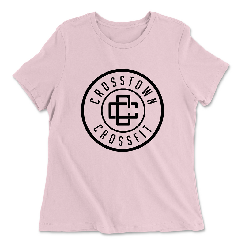 Womens 2X-Large PINK Relaxed Jersey T-Shirt