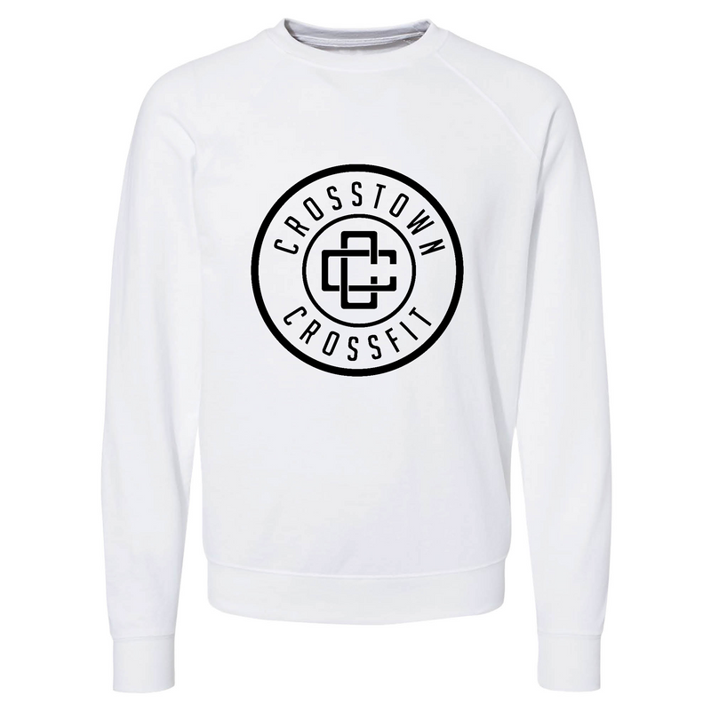 Mens 2X-Large WHITE CrewNeck