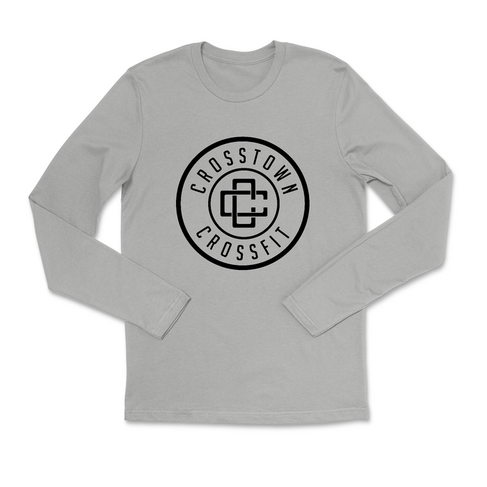 Mens 2X-Large HEATHER_GRAY Long Sleeve