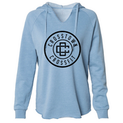 Womens 2X-Large MISTY_BLUE Hoodie