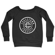 Womens 2X-Large BLACK CrewNeck