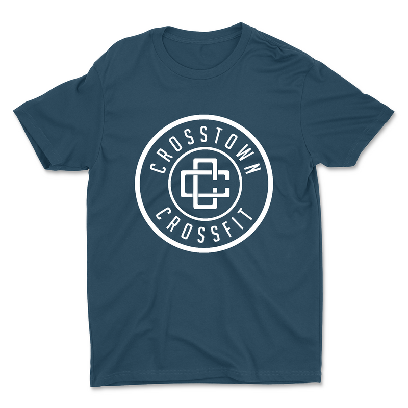 Unisex 2X-Large COOL_BLUE Cotton T-Shirt