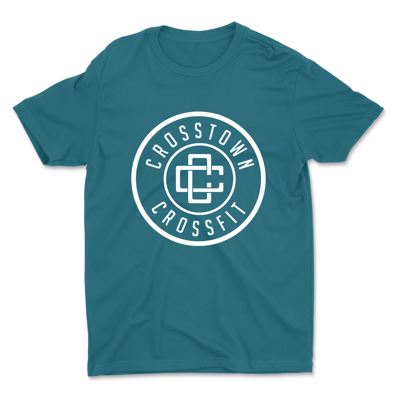 Unisex 2X-Large TEAL Cotton T-Shirt