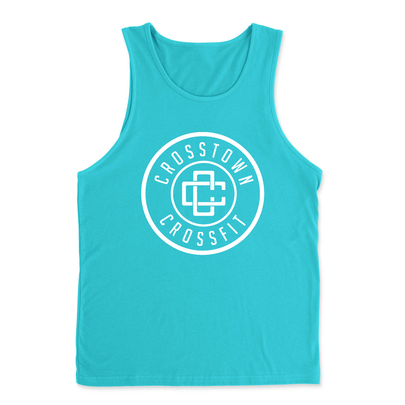 Mens 2X-Large TAHITI_BLUE Tank Top