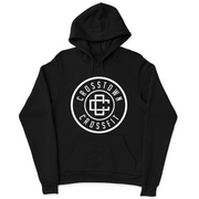 Mens 2X-Large BLACK Hooded T-Shirt
