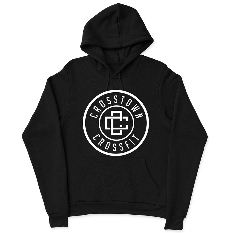 Mens 2X-Large BLACK Hooded T-Shirt