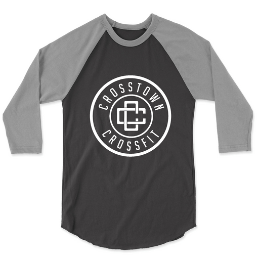 Mens 2X-Large VINTAGE_SMOKE_GRAPHITE_HEATHER 3/4 Sleeve
