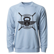 Mens 2X-Large MISTY_BLUE CrewNeck