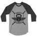 Mens 2X-Large VINTAGE_HEATHER_VINTAGE_SMOKE 3/4 Sleeve