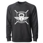 Mens 2X-Large CHARCOAL_HEATHER CrewNeck