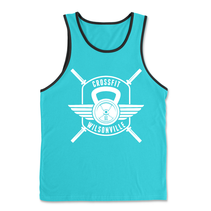 Mens 2X-Large TAHITI_BLUE Tank Top